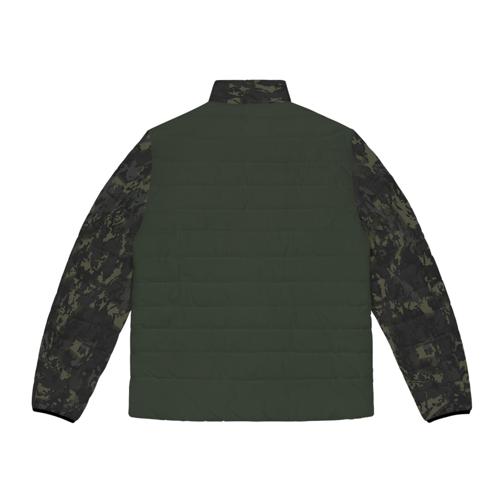 Equippage BMC USMC Green Stripe Men's Puffer Jacket