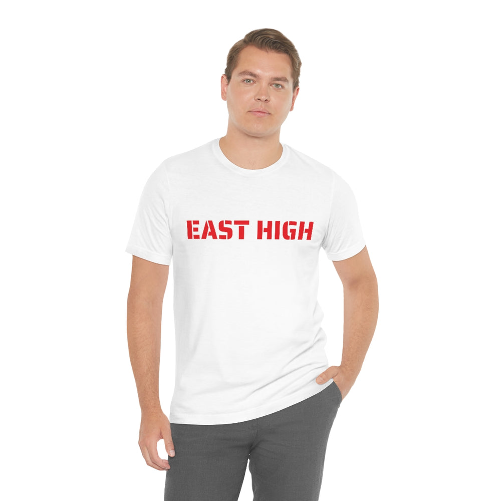 EAST HIGH Leopards Salt Lake City Utah Unisex Jersey Short Sleeve Tee from Equippage.com