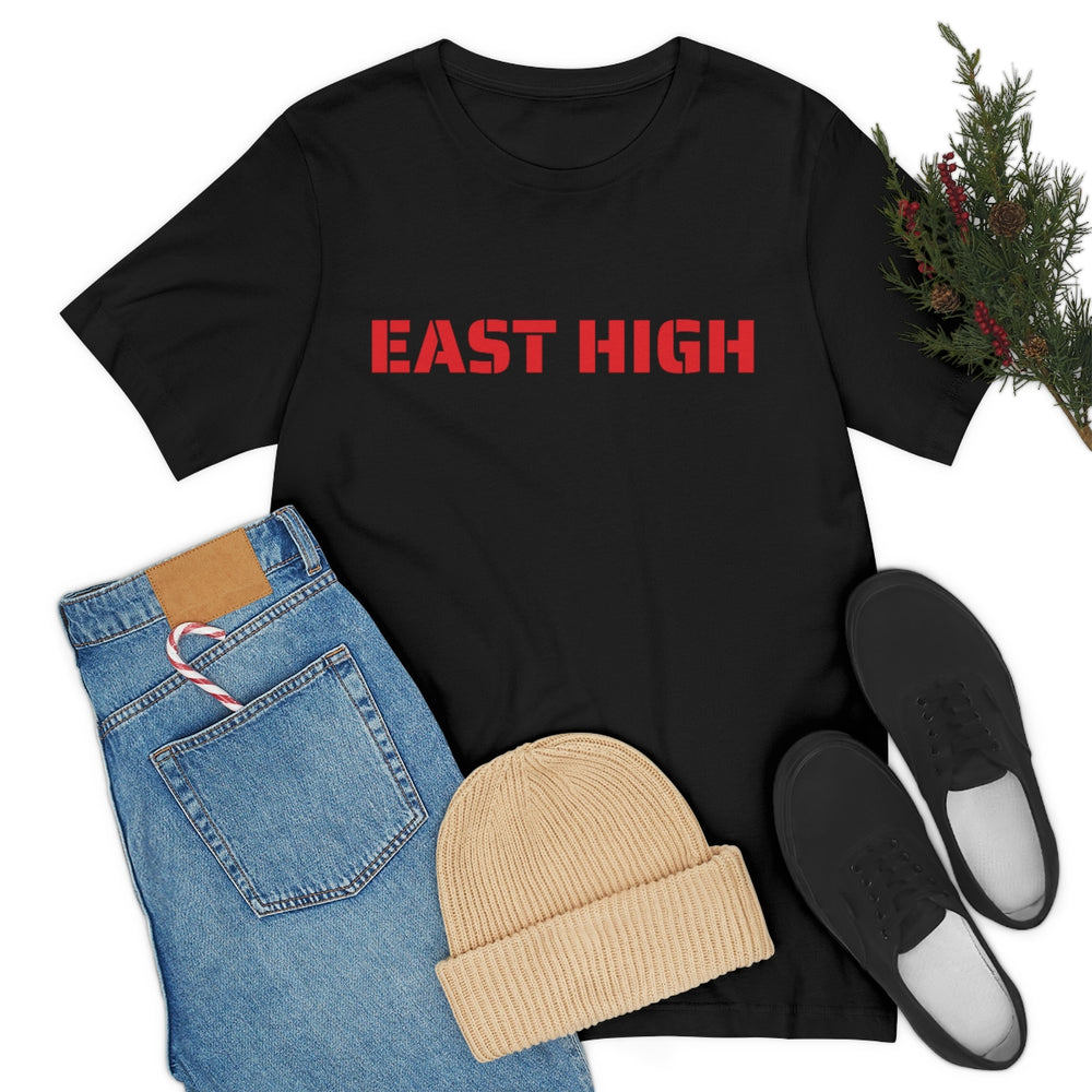 EAST HIGH Leopards Salt Lake City Utah Unisex Jersey Short Sleeve Tee from Equippage.com