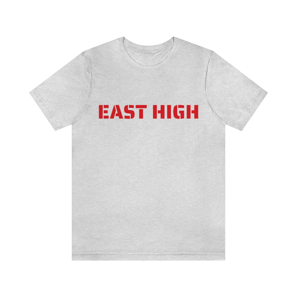 EAST HIGH Leopards Salt Lake City Utah Unisex Jersey Short Sleeve Tee from Equippage.com