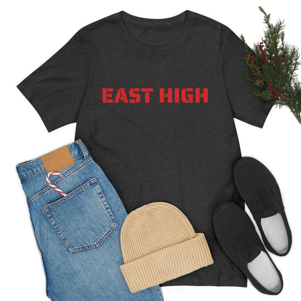 EAST HIGH Leopards Salt Lake City Utah Unisex Jersey Short Sleeve Tee from Equippage.com