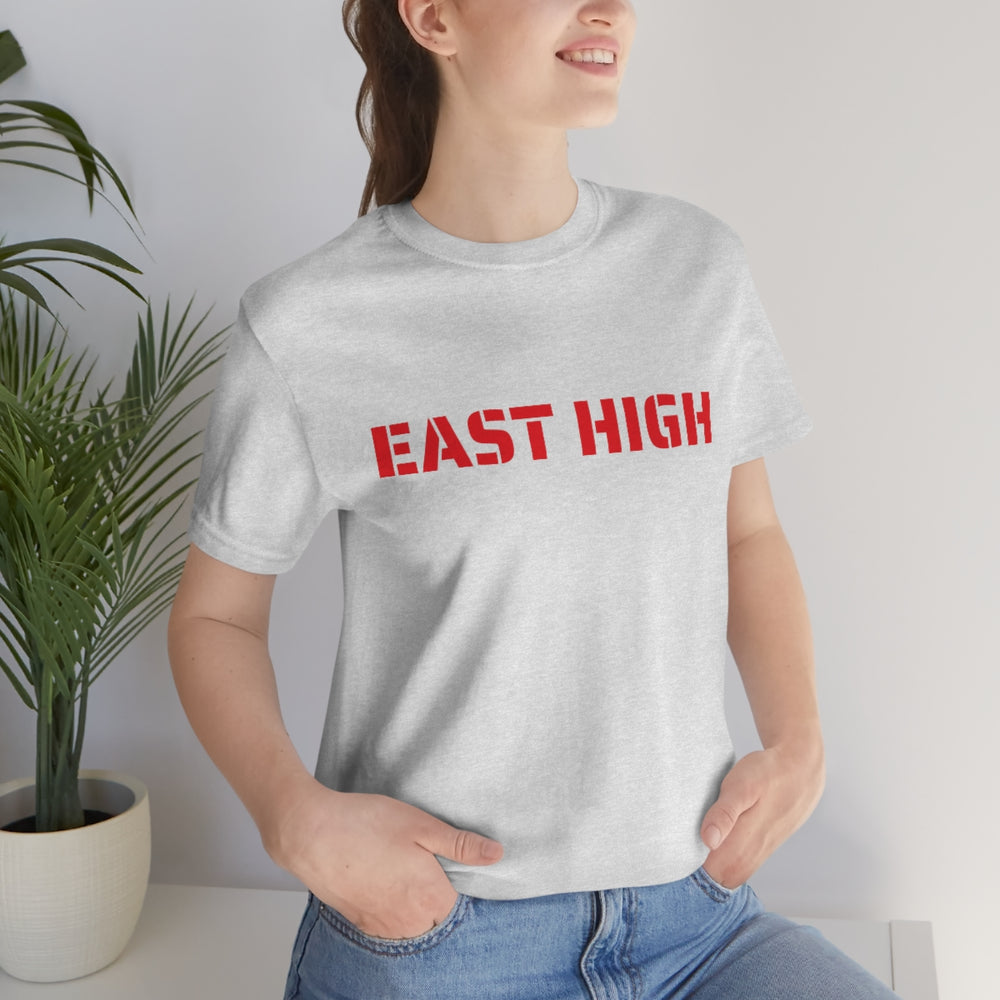 EAST HIGH Leopards Salt Lake City Utah Unisex Jersey Short Sleeve Tee from Equippage.com