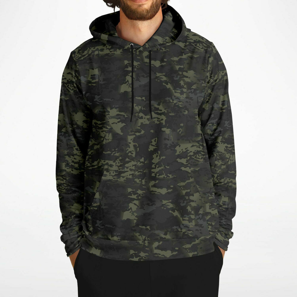 Equippage Black MultiCam Athletic Hoodie - AOP