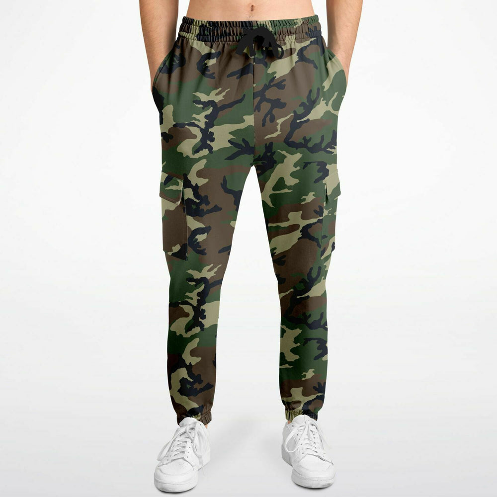Equippage Woodland Camou Fashion Cargo Sweatpants