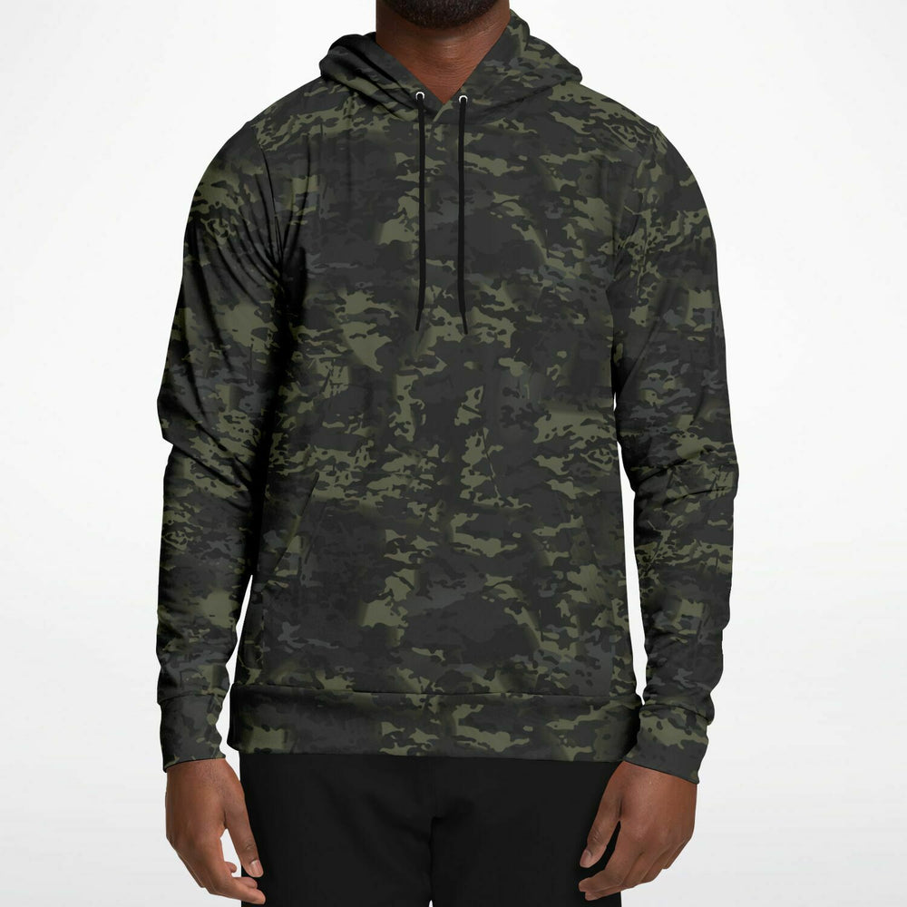 Equippage Black MultiCam Athletic Hoodie - AOP