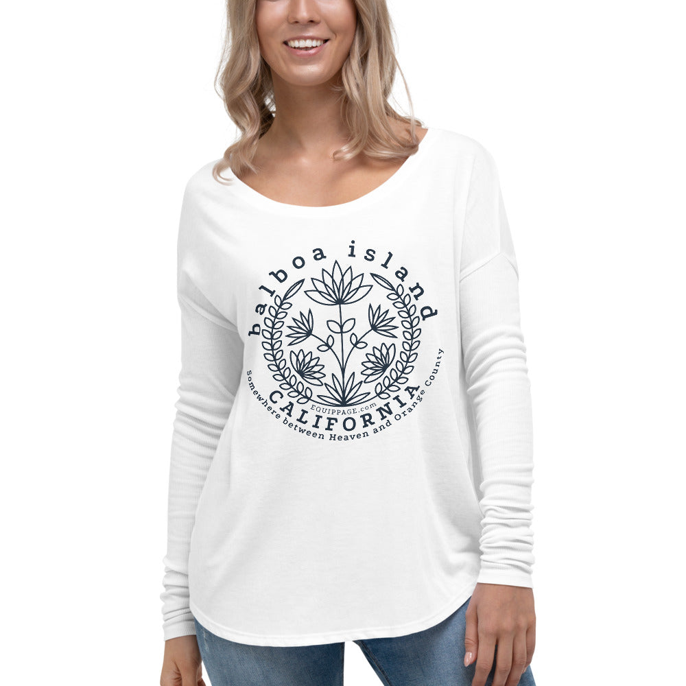 Balboa Island Heaven Ladies' Long Sleeve Tee by Equippage.com