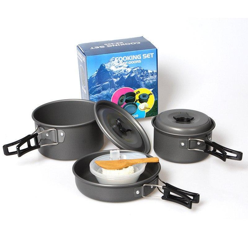 Travel Cookware Bow Pan Pot Outdoor Tableware