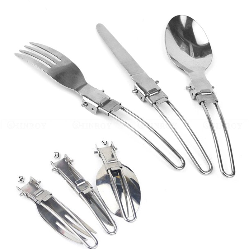 Folding Knife Fork Spoon Tableware - Equippage