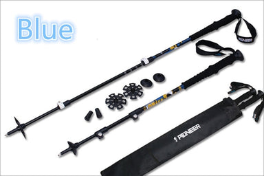 External lock telescope walking stick - Equippage
