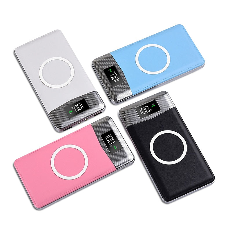Wireless Charger 10000mAh Dual USB Power Bank