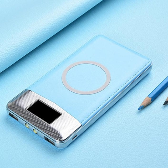 Wireless Charger 10000mAh Dual USB Power Bank