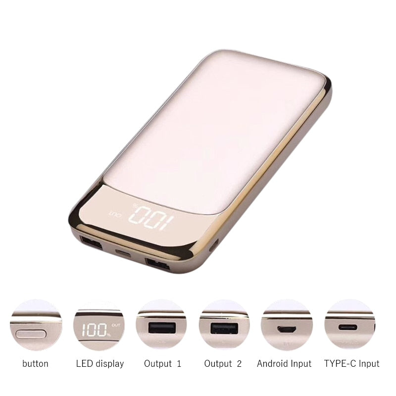 External 20000mAh Dual USB Power Bank - Equippage