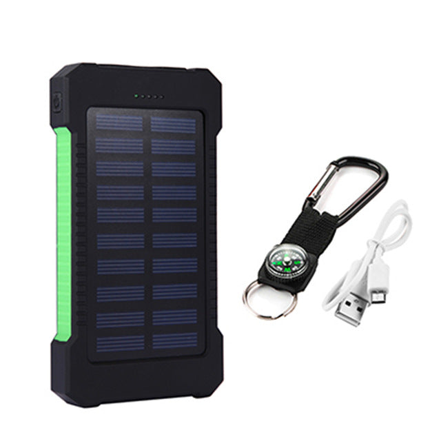 High Capacity 20000mAh Solar Power Bank - Equippage