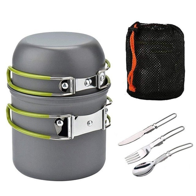 Aluminium Alloy Camping Travel Tableware - Equippage
