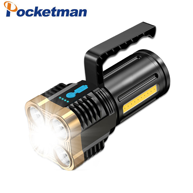 Pocketman 5 LED Flashlight with COB Side Light 4 Modes