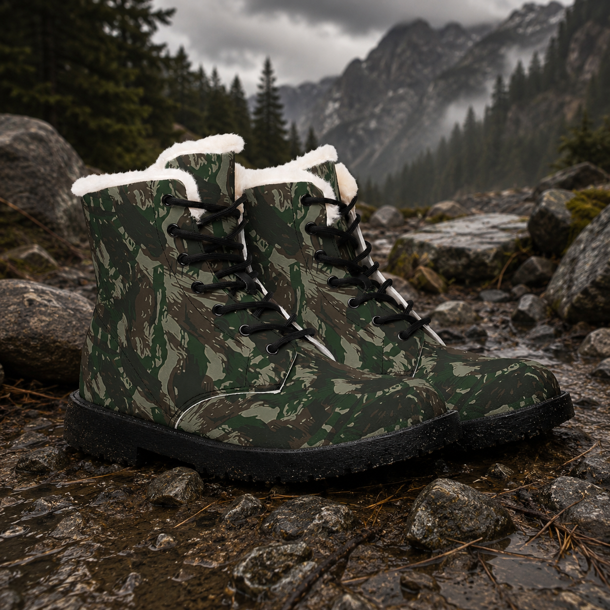 Brazilian Lizard Camo Footwear