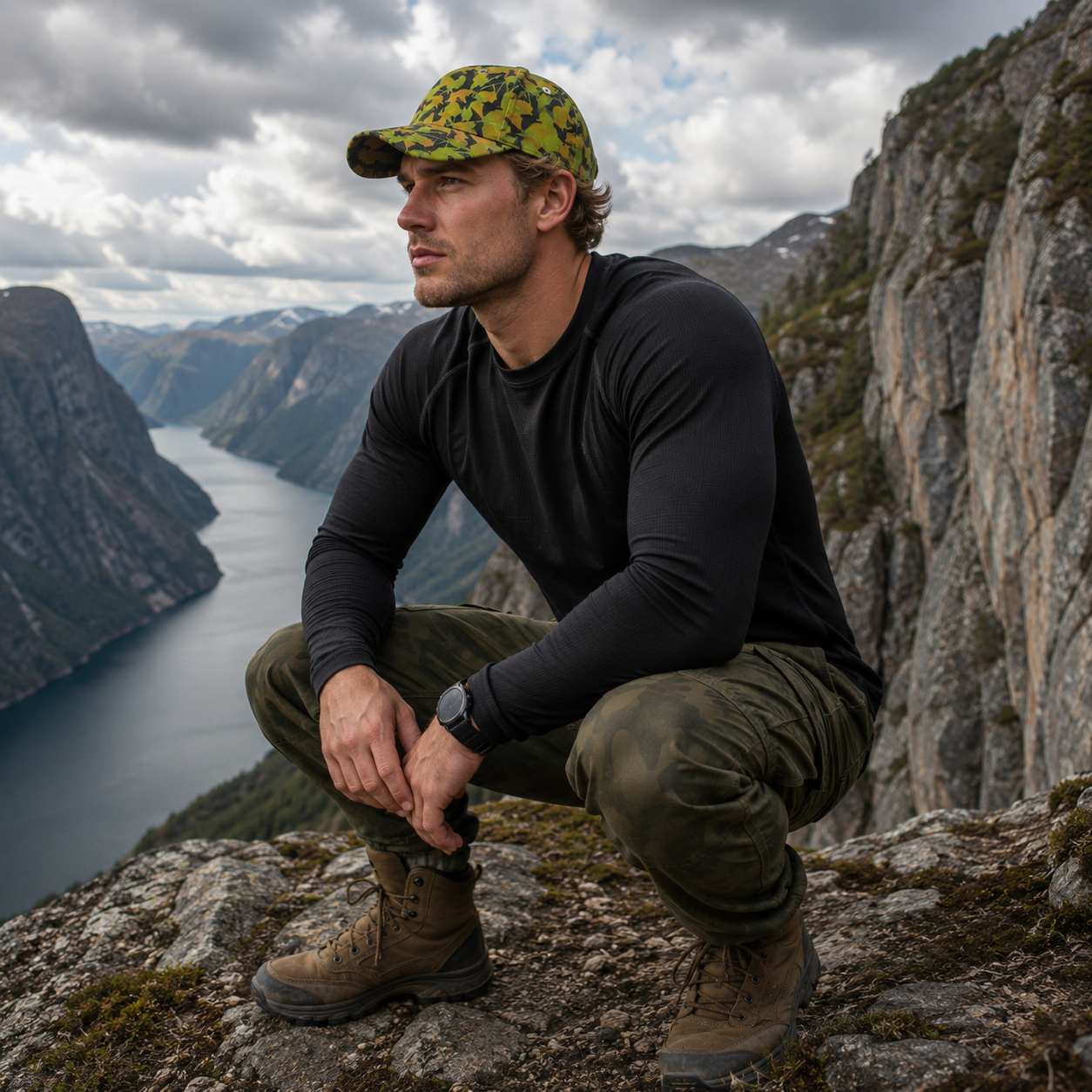Cuba Elm Leaf Camo Headwear