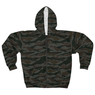 Cuban Grey Lizard Unisex Zip Hoodie - Equippage.com