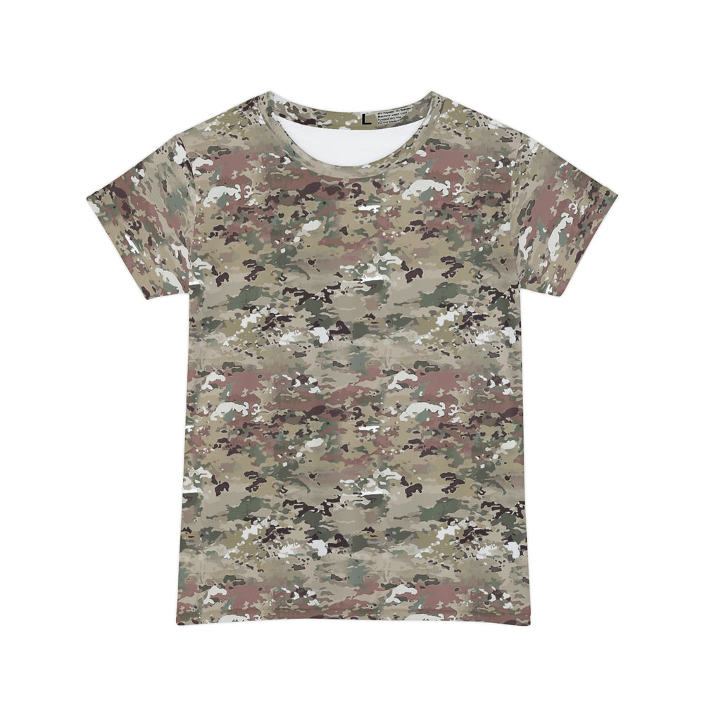 Scorpion Camouflage Women's Short Sleeve Shirt By Equippage.com