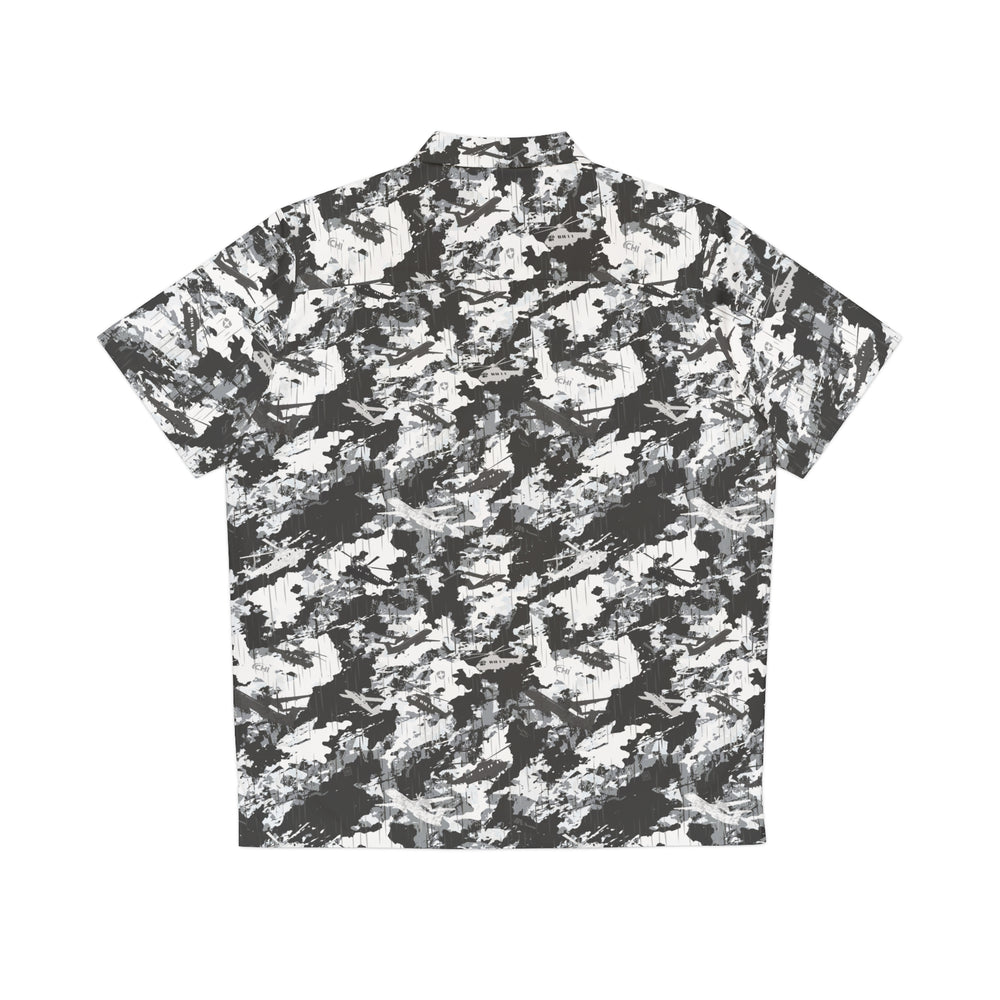 PRESS Camo Hawaiian Shirt Custom Camouflage by Equippage.com