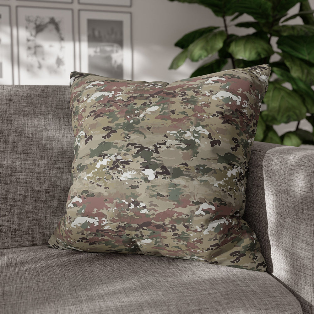 Scorpion Camouflage Square Poly Canvas Pillowcase By Equippage.com