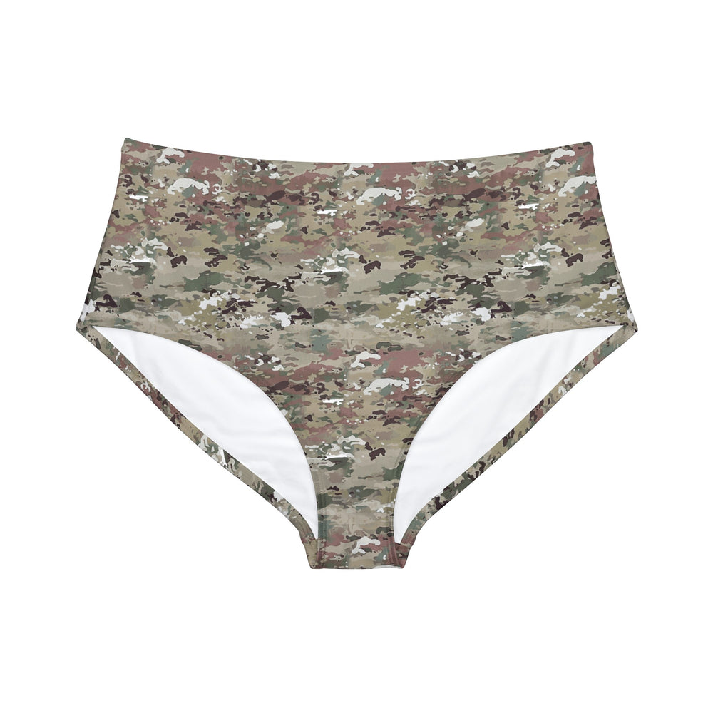 Scorpion Camouflage High-Waist Hipster Bikini Bottom By Equippage.com