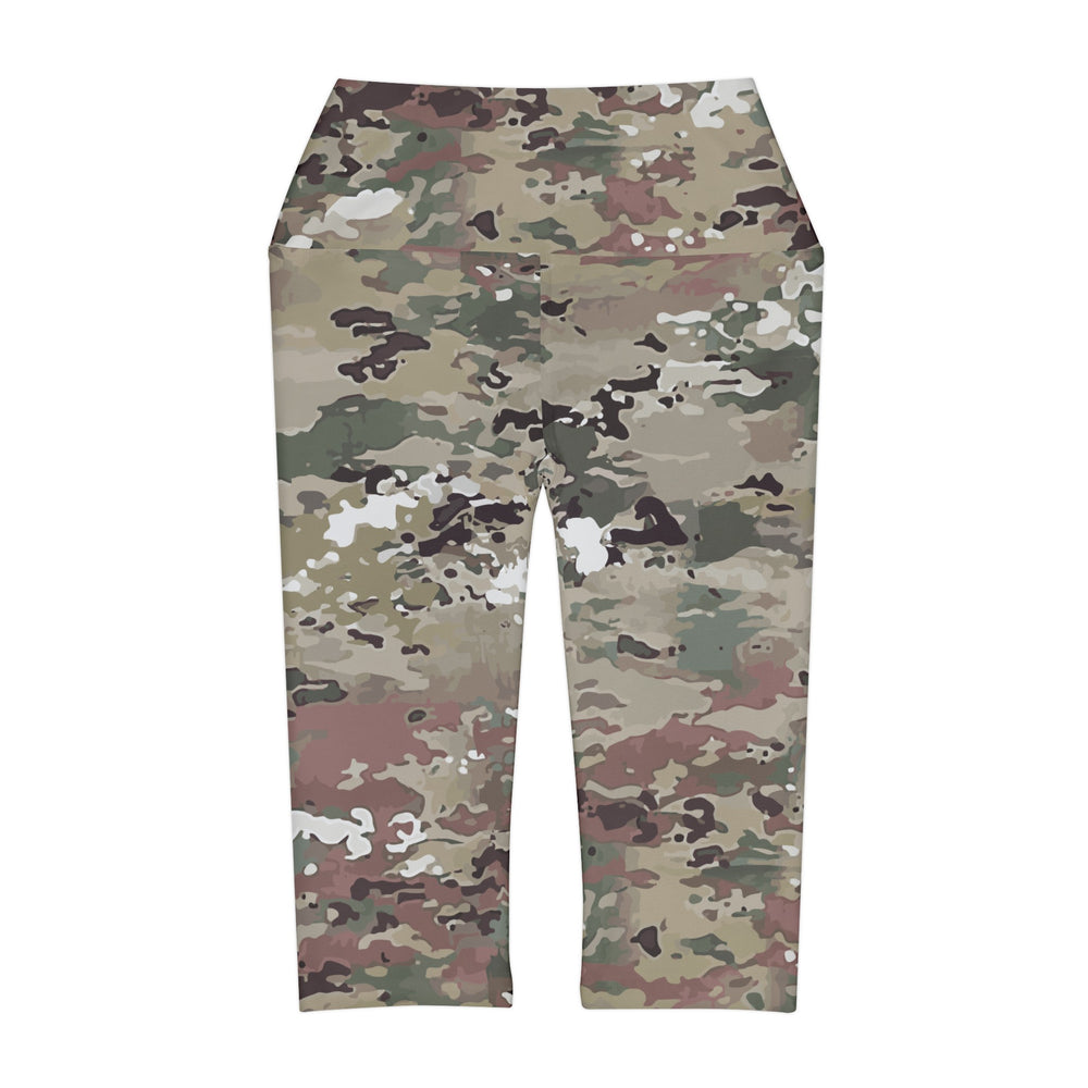 Scorpion Camouflage Yoga Capri Leggings By Equippage.com