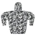 Black & White Abstract Camo Hoodie — All-Over Print Pullover - Equippage.com