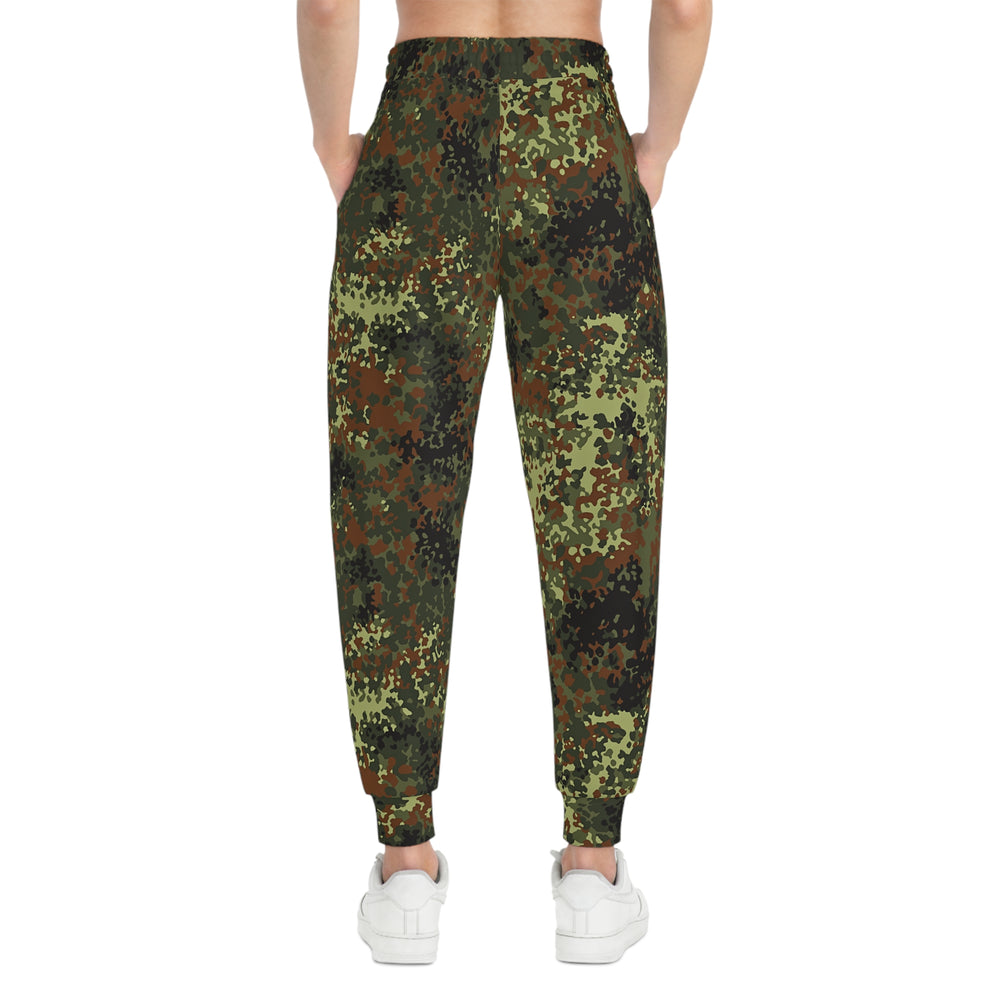 German Flecktarn Camo Unisex Athletic Joggers
