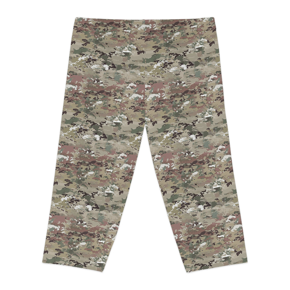 Scorpion Camouflage Women's Capri Leggings By Equippage.com