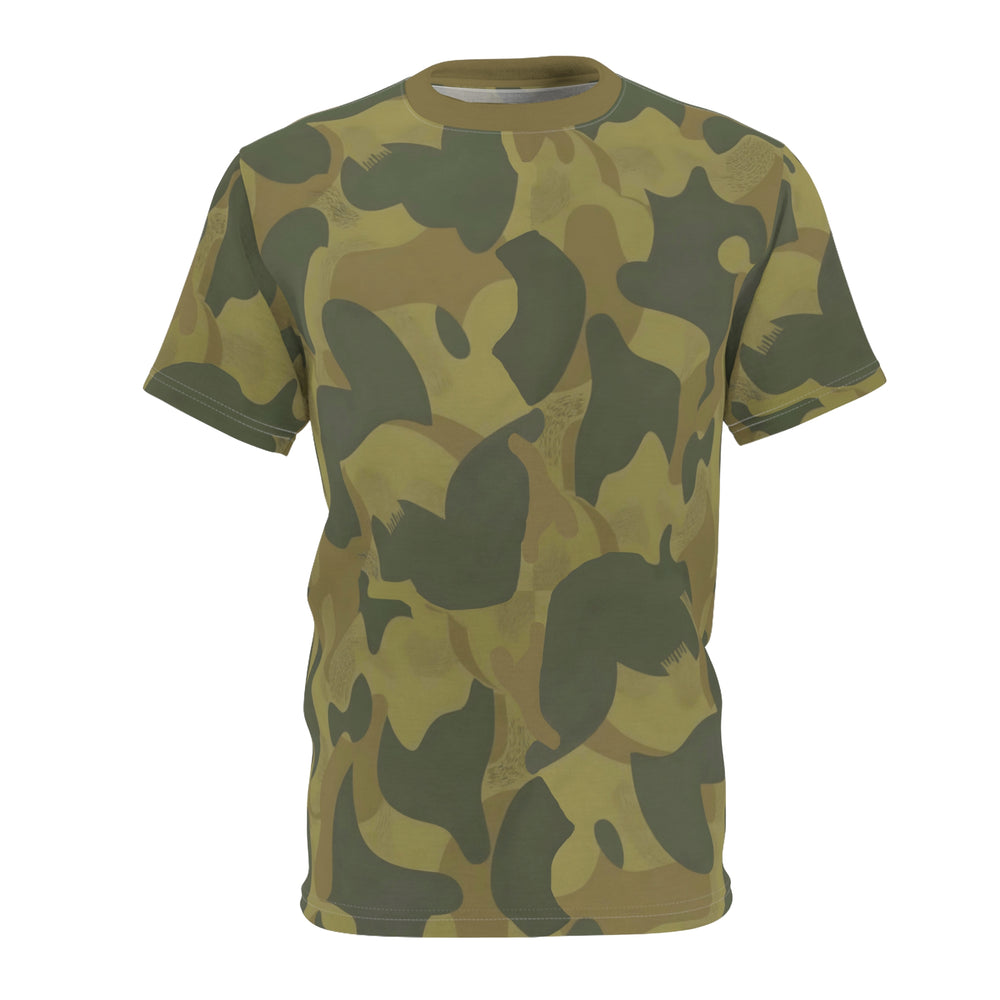 Belgian Moon and Balls Camo Unisex Cut & Sew Tee