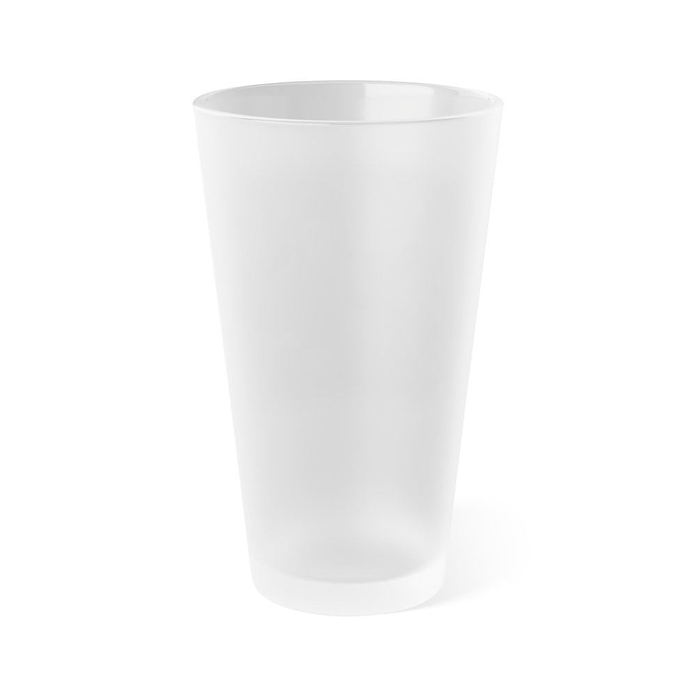PRESS Camo Frosted Pint Glass – 16oz — PRESS Camouflage Pattern Beer Cup