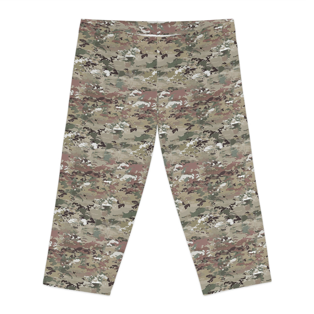 Scorpion Camouflage Women's Capri Leggings By Equippage.com