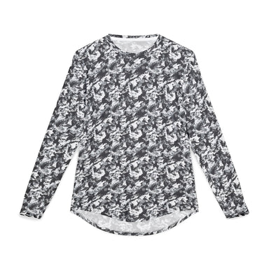 Men’s UV Long-Sleeve Shirt — Grey Marble Camo Sun Protection - Equippage.com