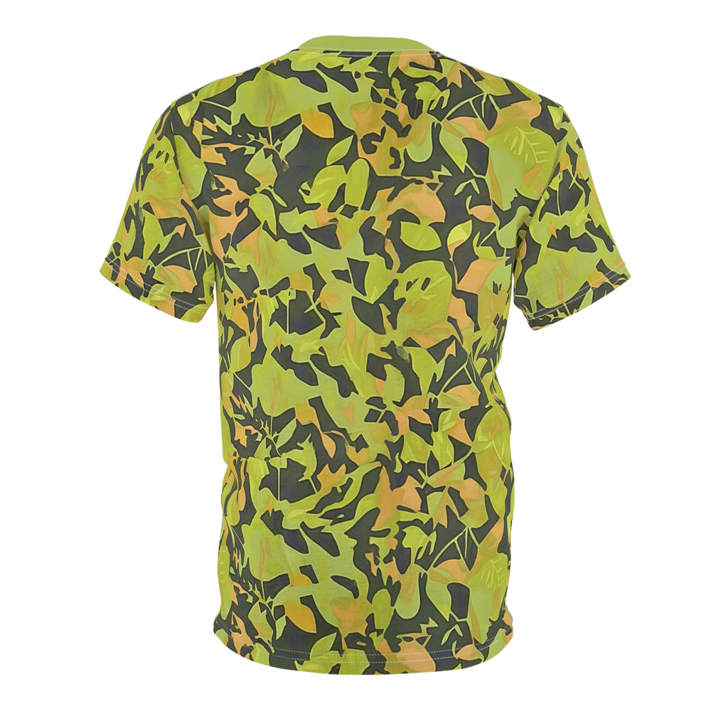 Cuban Elm Leaf Camo Unisex Cut & Sew Tee