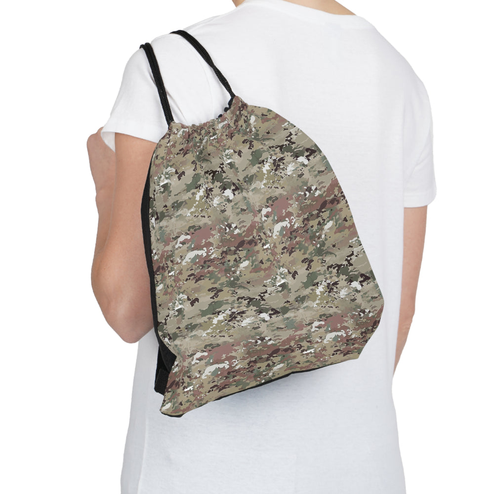 Scorpion Camouflage Outdoor Drawstring Bag By Equippage.com