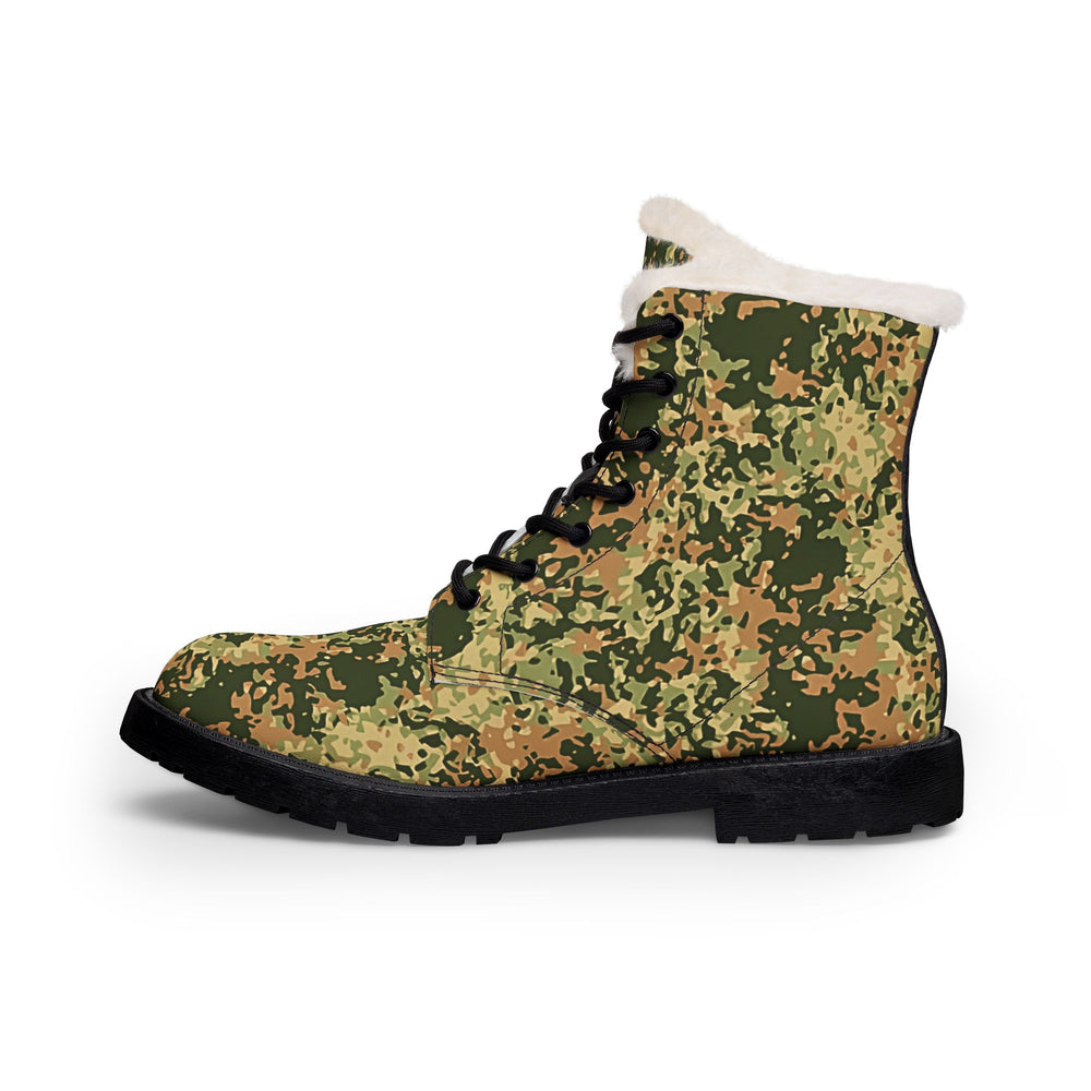 Dutch NFP Multitone Camo Men's Fur and Leather Boots