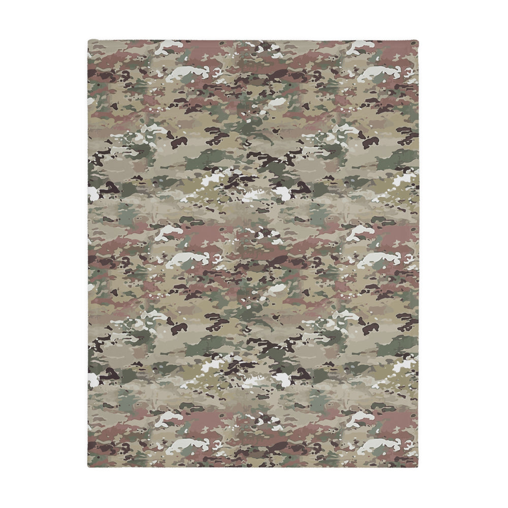 Scorpion Camouflage Velveteen Microfiber Blanket (Two-sided print) By Equippage.com