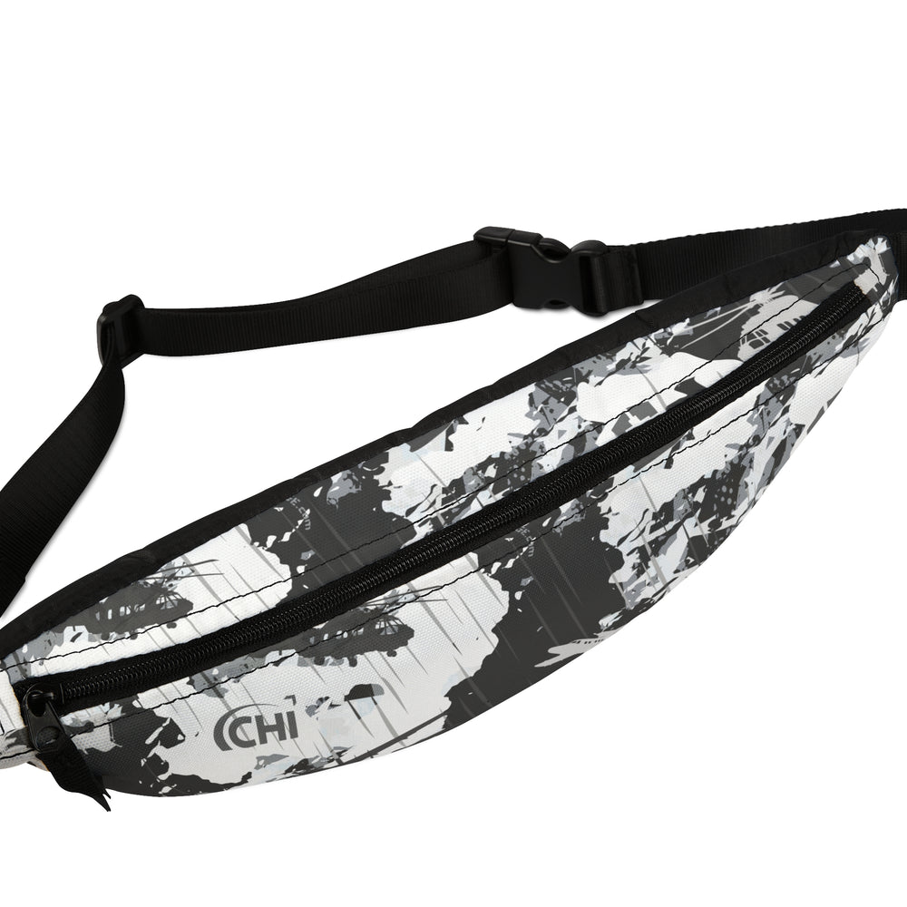 Fanny Pack — Monochrome Camouflage Waist Bag - Equippage.com