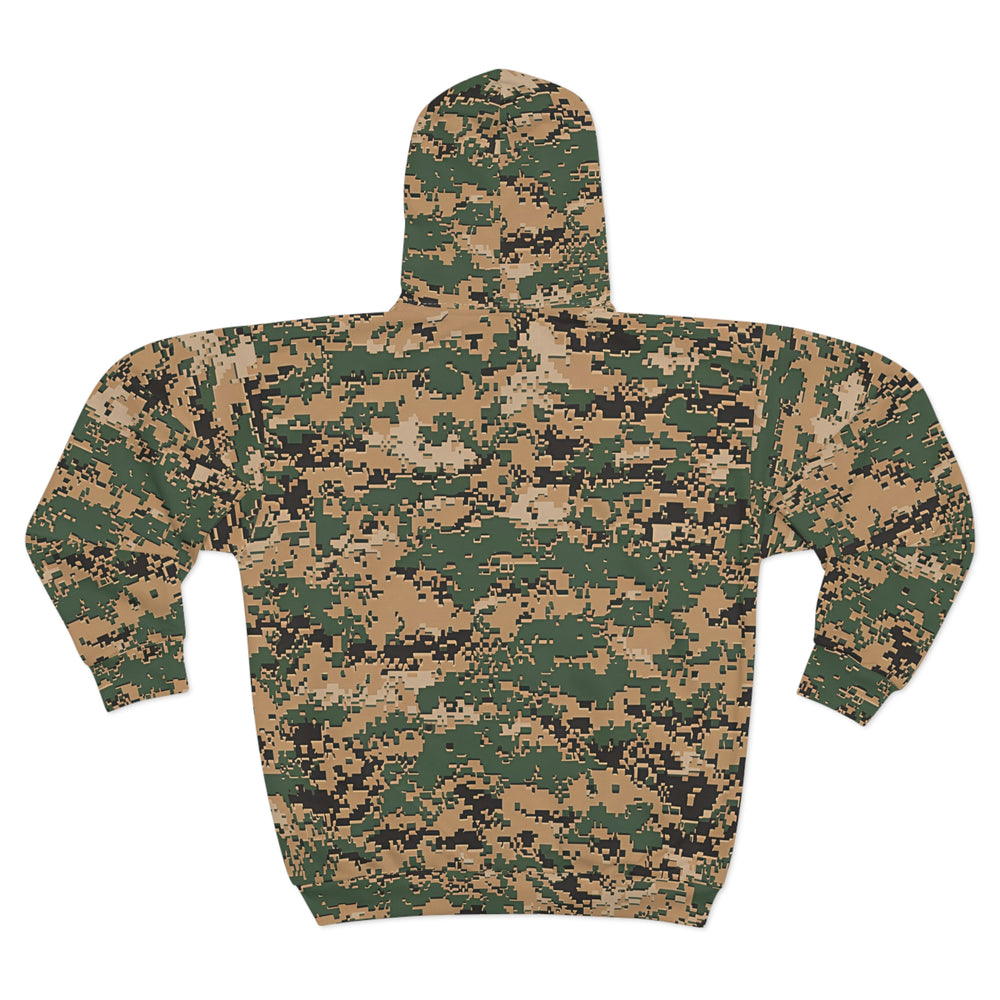 Marina Trans Jungle Unisex Zip Hoodie