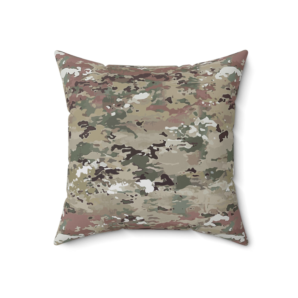 Scorpion Camouflage Spun Polyester Square Pillow By Equippage.com