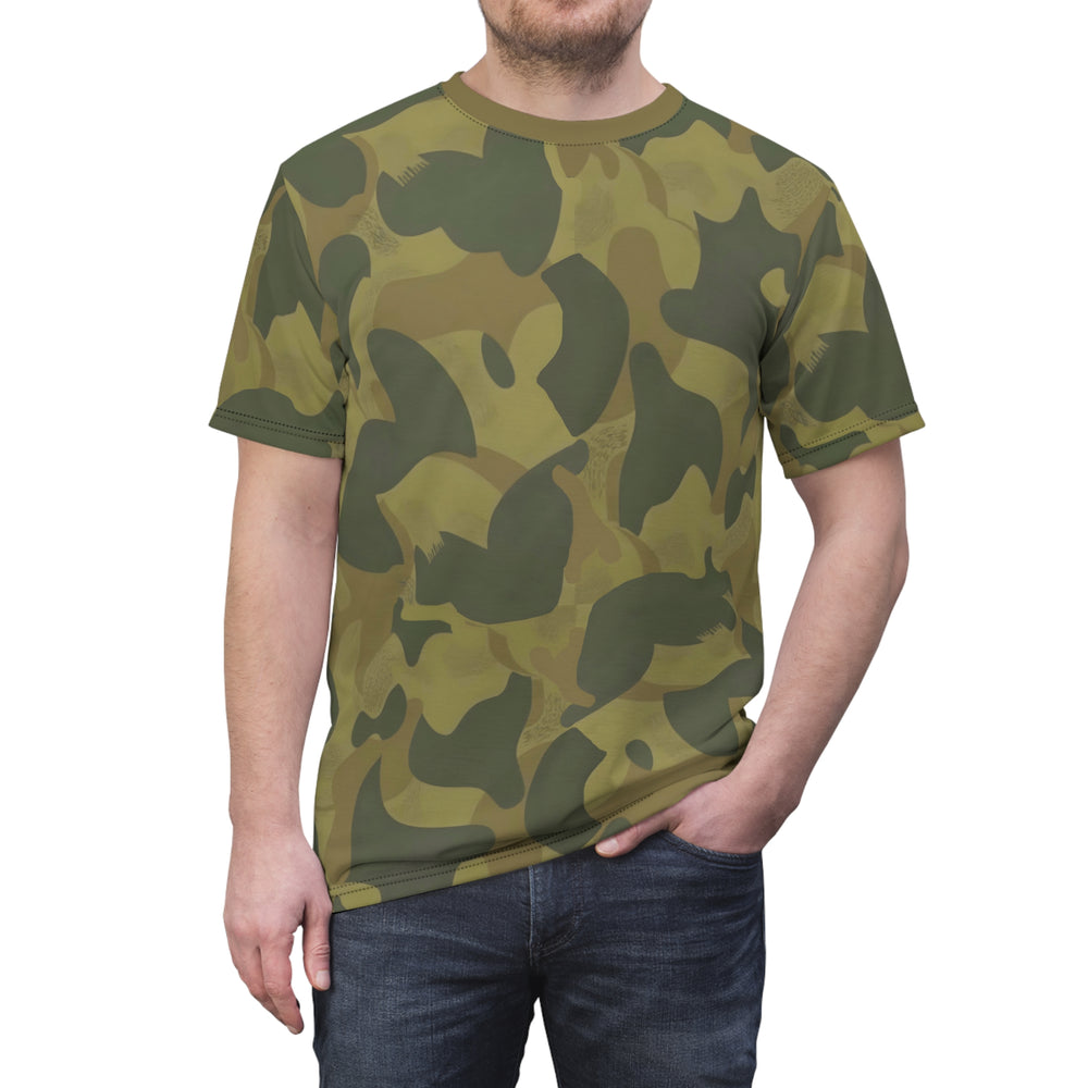 Belgian Moon and Balls Camo Unisex Cut & Sew Tee