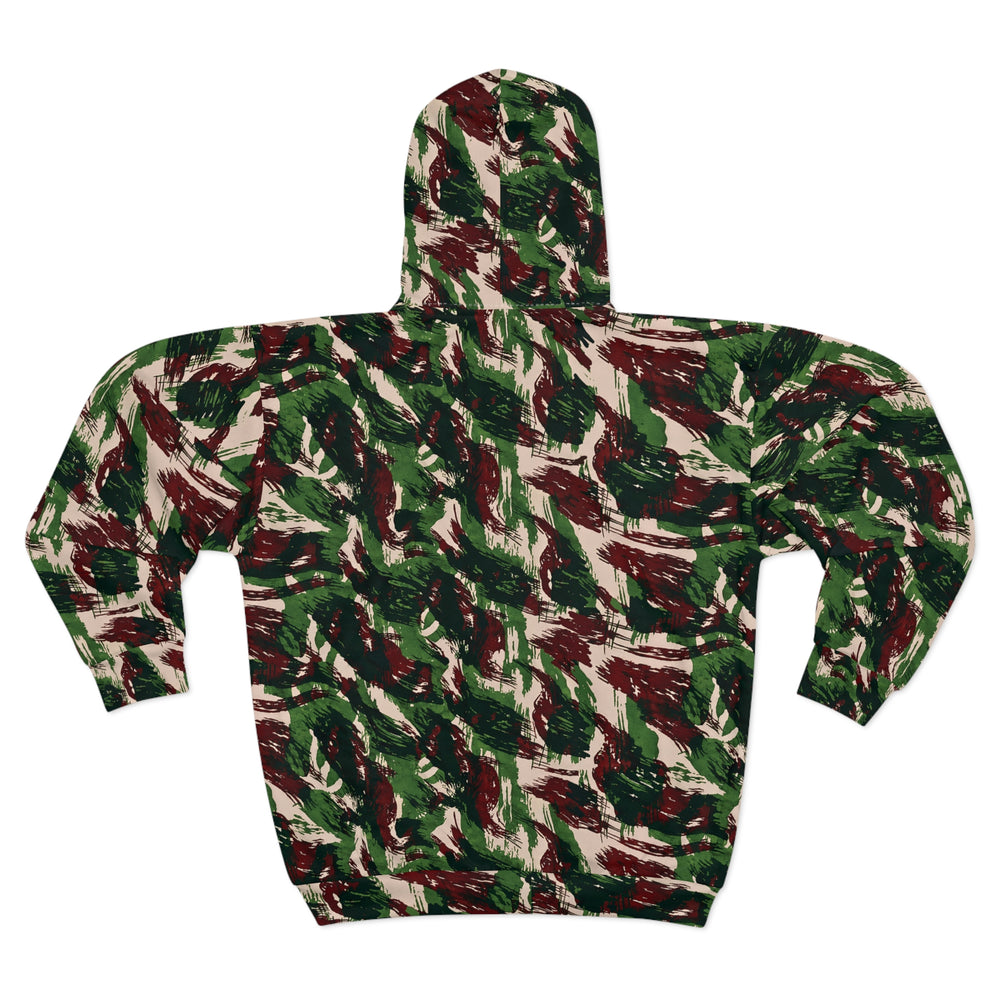 Brazilian Mountain Lizard Camo Unisex Zip Hoodie