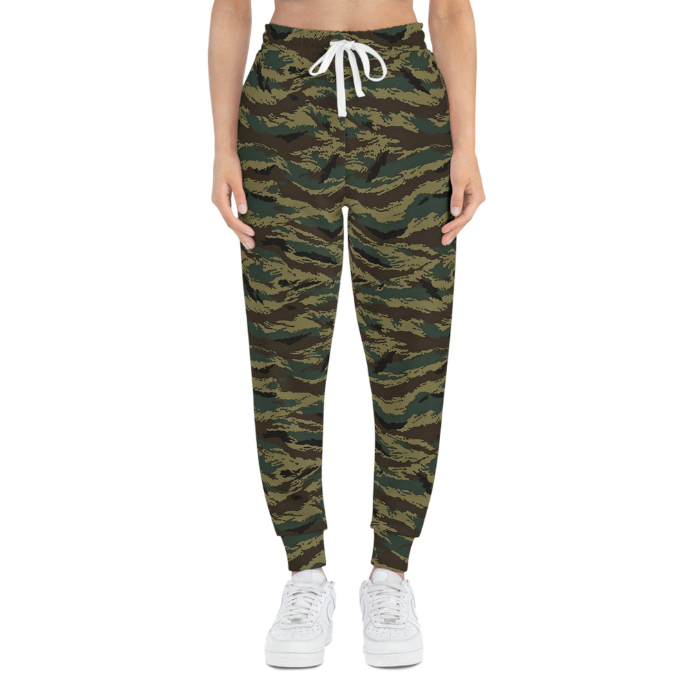 Russian Tiger Stripe Camo Unisex Athletic Joggers