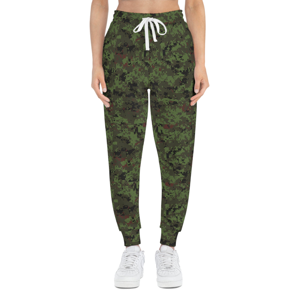 Estonian ESTDCU-M06 Woodland Camo Unisex Athletic Joggers