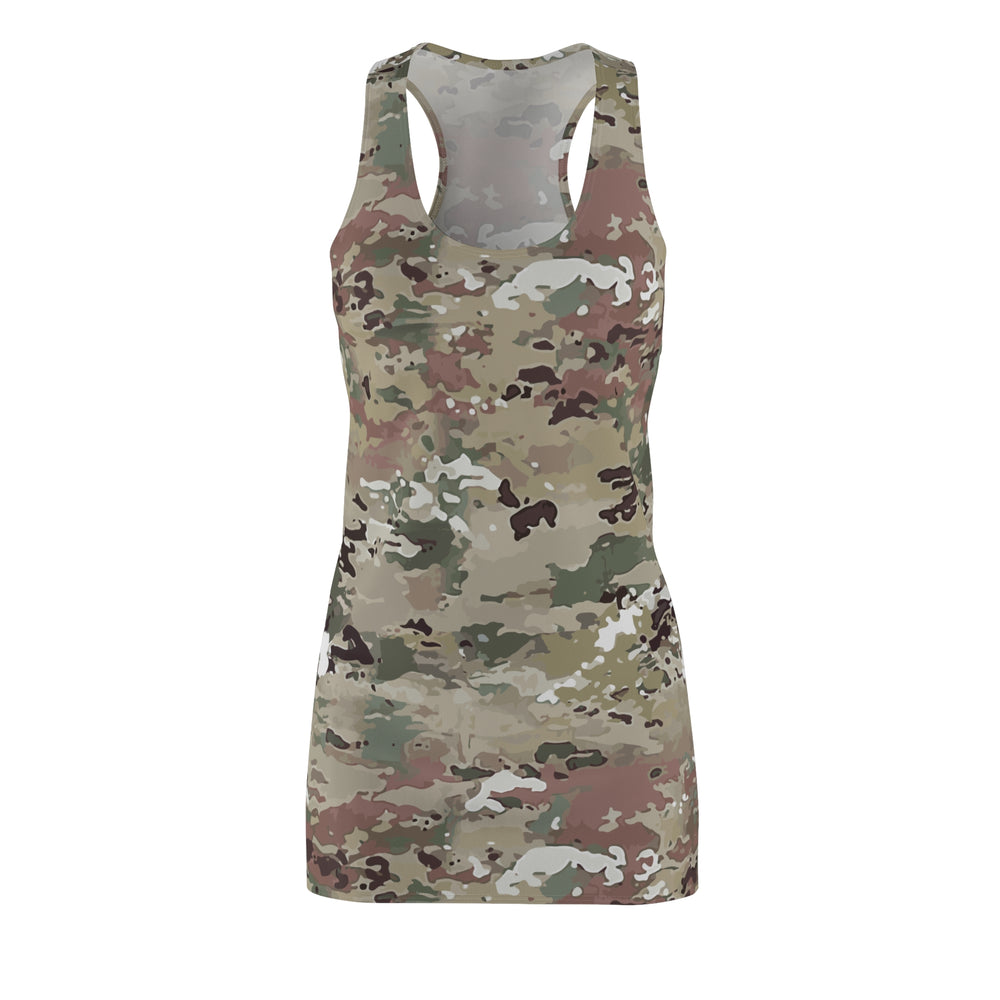 Scorpion Camouflage Women's Cut & Sew Racerback Dress By Equippage.com