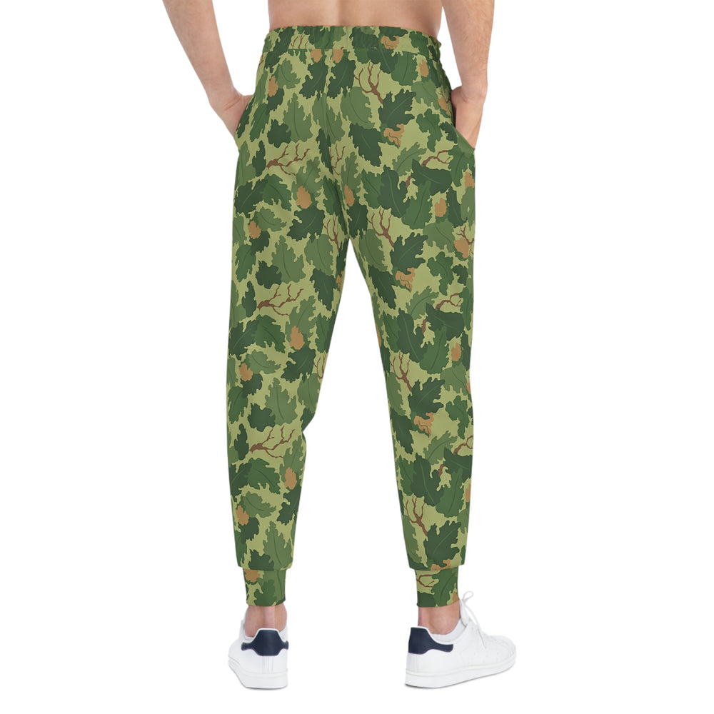 US Mitchell Wine Leaf Camo Unisex Athletic Joggers