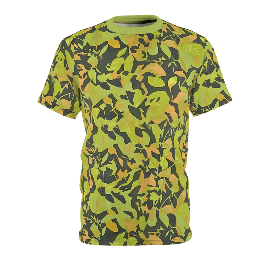 Cuban Elm Leaf Camo Unisex Cut & Sew Tee