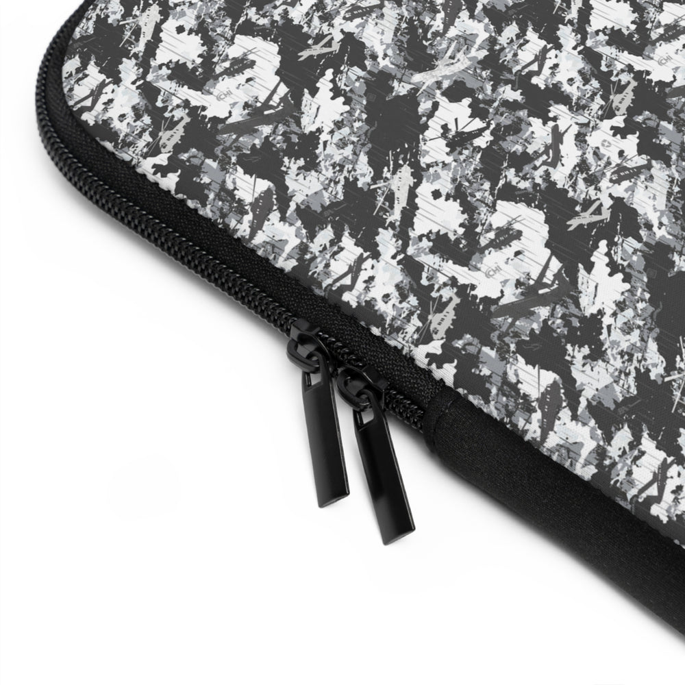 PRESS Camo Laptop Sleeve Padded Grey/Black/White Patterned Protective Case camouflage pattern