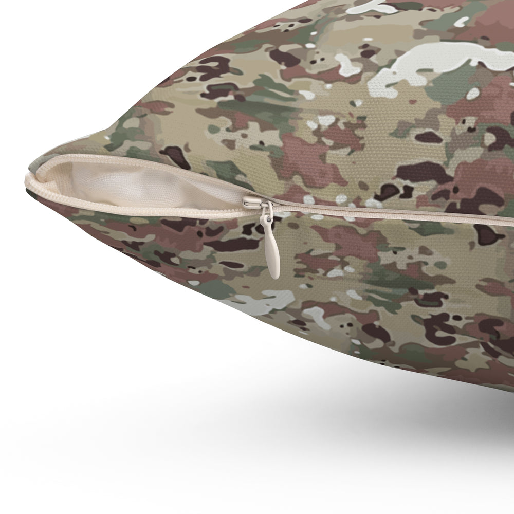 Scorpion Camouflage Spun Polyester Square Pillow By Equippage.com